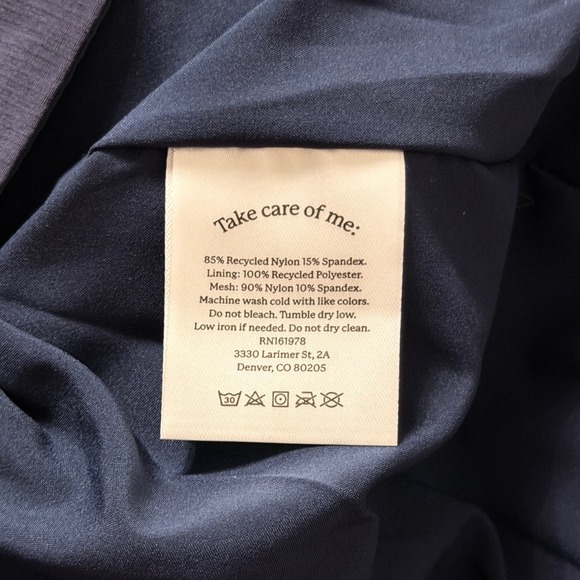 Halfdays Nan Field Jacket Navy Blue XL Hiking Gorpcore Trail Utility Cargo Women - Picture 8 of 13